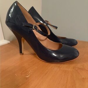 Elegant Black Mary Jane Heels